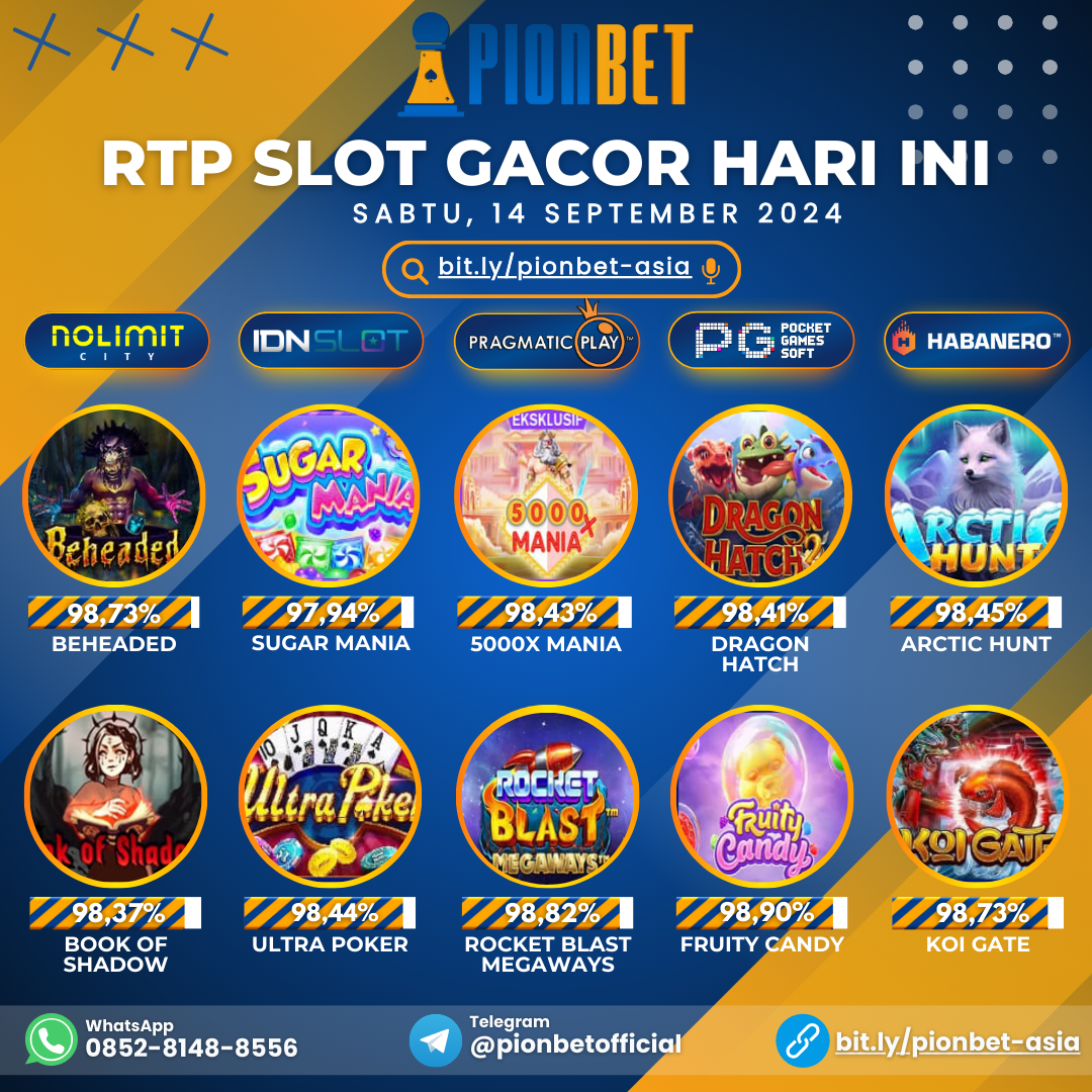 Raih Kemenangan Lebih Besar: Temukan RTP Terbaik di Pionbet!